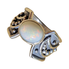 Load image into Gallery viewer, Mintabie Opal Natures Swirls Ring