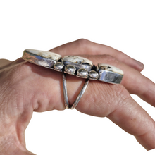 Load image into Gallery viewer, White Buffalo 925 Silver Ring