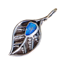 Load image into Gallery viewer, Leaf of Life Boulder Opal Pendant