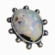 Load image into Gallery viewer, Boulder Opal Dotty Ring or Pendant