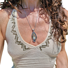 Load image into Gallery viewer, Spiral Boulder Opal Pendant