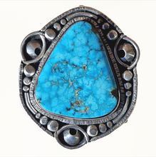 Load image into Gallery viewer, Turquoise Seeing Past Present Future Ring or Pendant