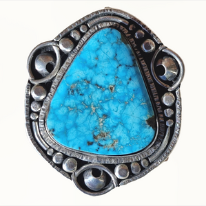 Turquoise Seeing Past Present Future Ring or Pendant