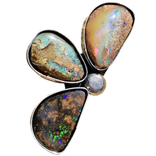 Load image into Gallery viewer, Triple Boulder Ring or Pendant