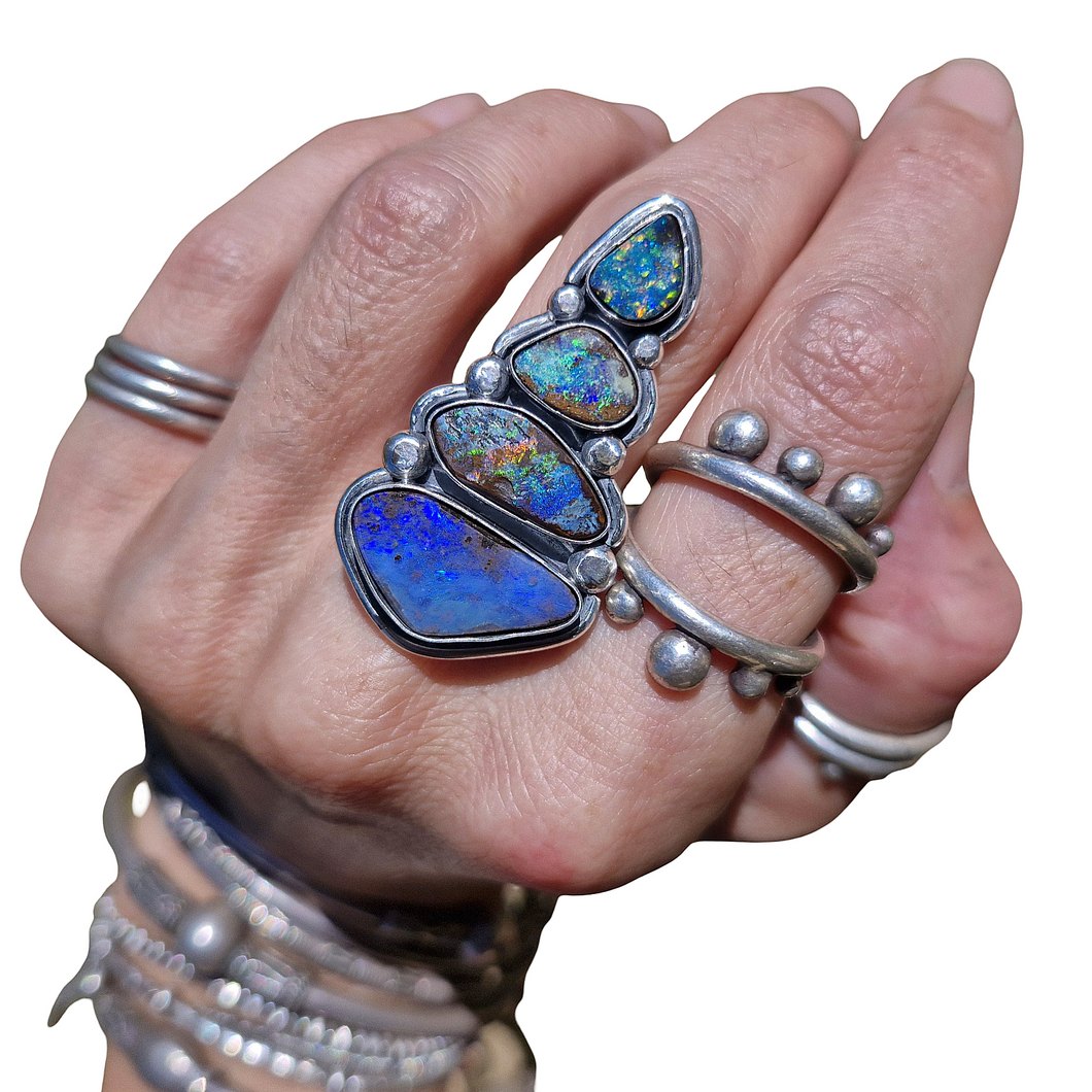 Boulder Opal Ring or Pendant