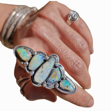 Load image into Gallery viewer, 5 Opal Climber Ring or Pendant