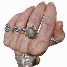Load image into Gallery viewer, Boulder Opal Dotty Ring or Pendant