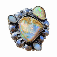 Load image into Gallery viewer, Boulder Opal &amp; Mintabie Ring or Pendant