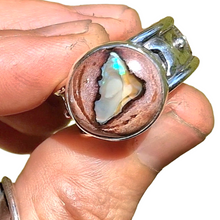 Load image into Gallery viewer, Mexican Opal Moonphase Ring