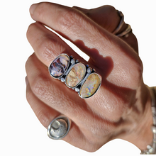 Load image into Gallery viewer, 3 Boulder Opal Ring or Pendant