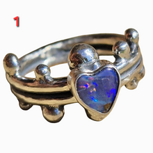 Load image into Gallery viewer, Dotty Heart Rings