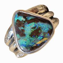 Load image into Gallery viewer, Chunky Boulder Opal Stacker Ring