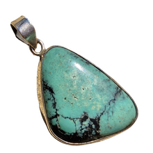 Load image into Gallery viewer, Turquoise 925 Silver Pendant
