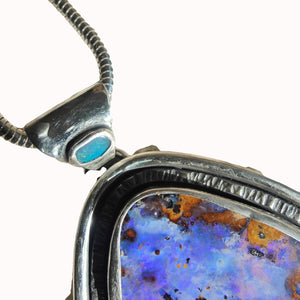 Boulder and Doublet Opal Pendant & Necklace