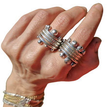 Load image into Gallery viewer, Stamped Band Double stack - Made to Order