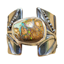 Load image into Gallery viewer, Boulder Opal Earth Lines Ring