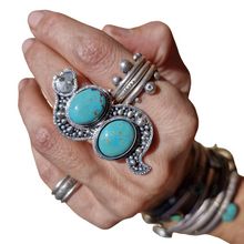 Load image into Gallery viewer, Kingman Turquoise Ring or Pendant