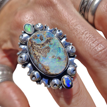 Load image into Gallery viewer, Boulder Opal Ring or Pendant