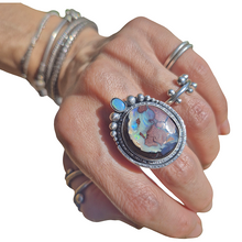 Load image into Gallery viewer, Boulder &amp; Doublet Opal Ring or Pendant