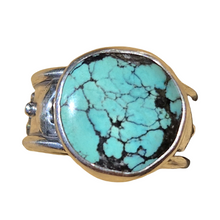 Load image into Gallery viewer, Campitos Turquoise Moonphase Ring