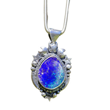 Load image into Gallery viewer, Star Moon Magic Boulder Opal Pendant
