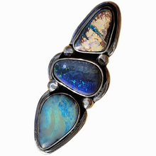 Load image into Gallery viewer, 3 Boulder Opal Ring or Pendant