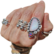 Load image into Gallery viewer, Boulder Opal Chunky Dots Ring or Pendant