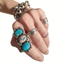 Load image into Gallery viewer, Mexican Opal &amp; Turquoise Dot Ring or Pendant